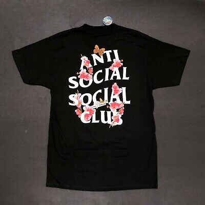 DS SS21 Anti social social club Kkoch Black Tee S ASSC 100% Auth | eBay
