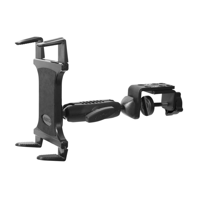 HD Metal C-Clamp Adjustable Tablet Mount Holder for Pipe/Table/Mic Stand