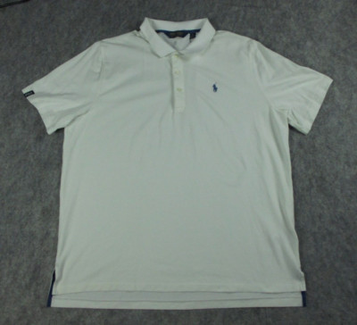 Ralph Lauren Polo Golf Shirt Mens XL W51in Visdry Cotton Pony