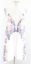 Intimately Free People Marsha Ivory Printed Lace Mock Neck Slip Dress Size S