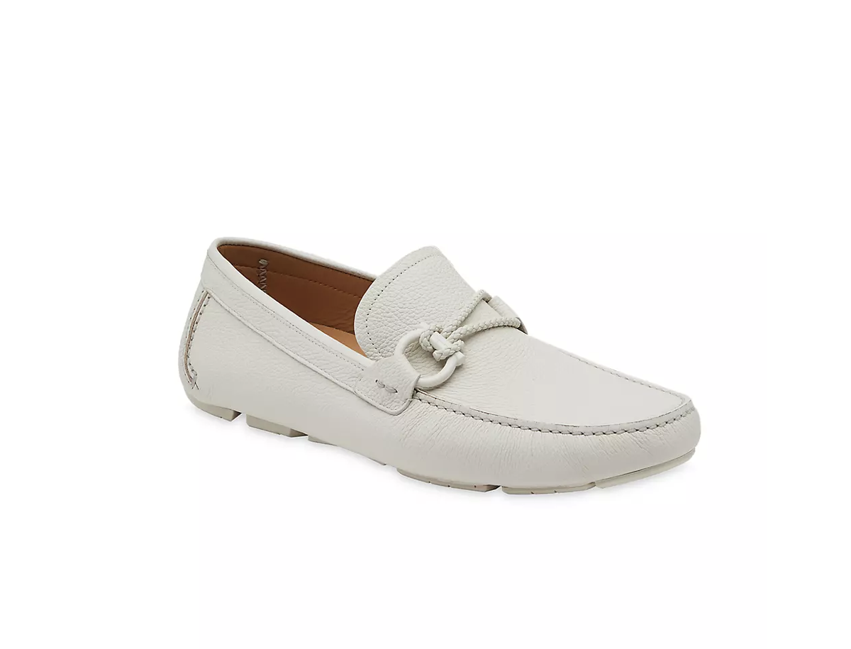 Ferragamo Front 4 Leather Loafers, Mascarpone - Retail $750 | eBay