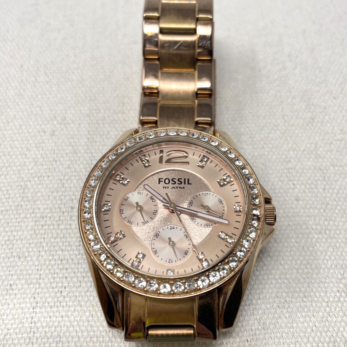 Fossil Riley Fossil Watch Atm Fossil Riley ES4519 Black Dial Black