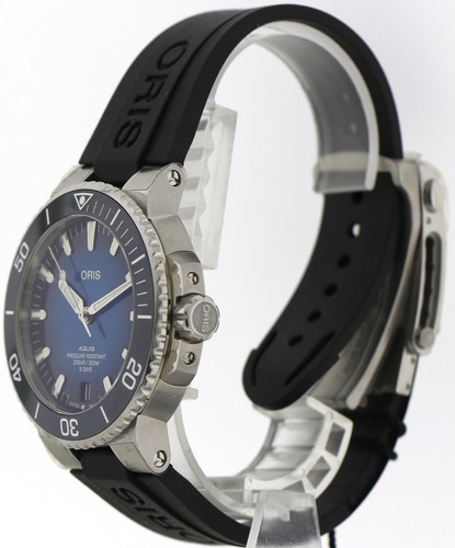Oris Aquis Date Blue Edelstahl Ø43 mm Ref. 01 400 7763 4135 Box & Papiere - Bild 6 von 13