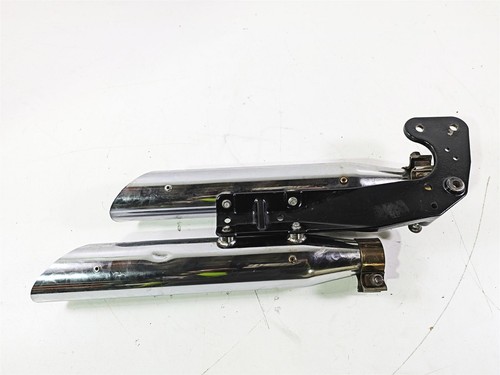 2017 Harley FLS Softail Slim Rc Components 3" SlipOn Exhaust Muffler Set RCXSC18 - Picture 9 of 12