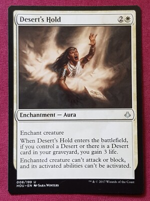 Magic The Gathering HOUR OF DEVASTATION DESERT'S HOLD white card MTG | eBay UK Magic The Gathering HOUR OF DEVASTATION DESERT'S HOLD white card MTG | eBay UK