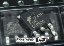 10pcs SMD FQD50N06 50A 60V N-CH TO-252 Mosfet