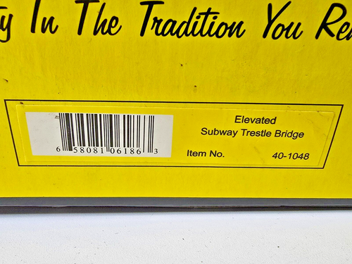 Vintage Rail King MTH O Scale Girder Bridge Elevated Subway Trestle Bridge NOS - 第 8/8 張圖片