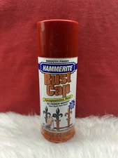 1 - Hammerite Rust Cap Bright Red Smooth Finish Metal Spray Can - 12oz - HTF