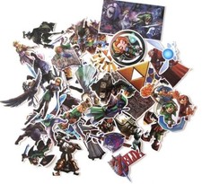 Legend Of Zelda Decal Stickers Random Assorted Lot Of 44 Pieces GREAT SET 