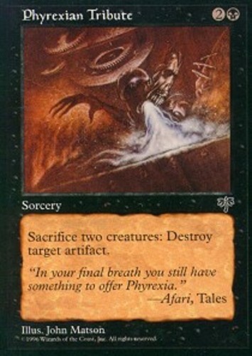 Phyrexian Tribute X4 (Mirage [1996]) MTG (LP) *CCGHouse* Magic