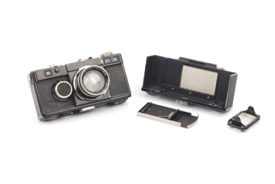 Zeiss Ikon Contax I type A Camera Black Paint +Carl Zeiss Jena