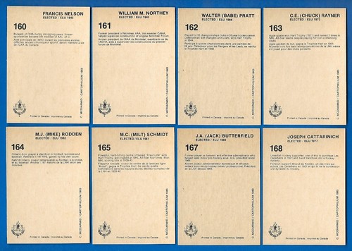 1983 (1985) CARTOPHILIUM HOCKEY HALL OF FAME HOF CARD 1-240 & PROMO SEE LIST - Picture 326 of 488