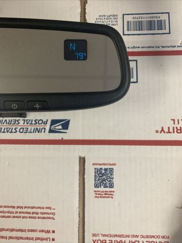 Gentex-453 Homelink Rear View Mirror Compass Temp Auto Dim Green Display - Picture 2 of 6