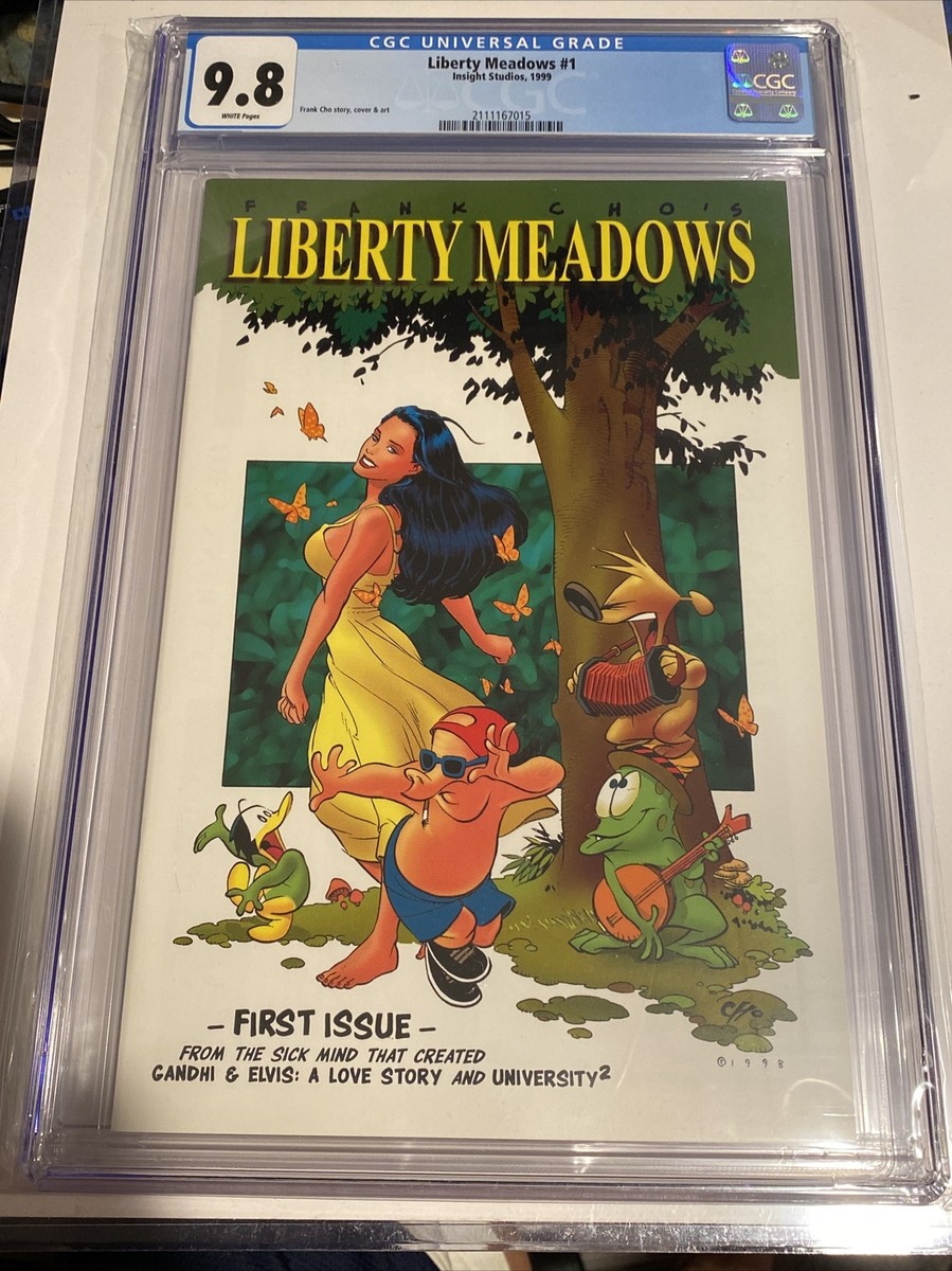 Liberty Meadows #1 CGC 9.8 Frank Cho Story, Cover & Art 1999 | eBay