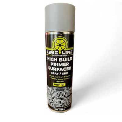 LiME LiNE 1K High Build Primer Surfacer Light Grey - 16 Oz Aerosol Spray Can