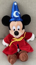14" Disney World Fantasia Mickey Mouse Plush Wizard