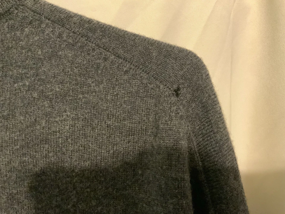 Pronto uomo 100% extra fine merino wool 1/2 zip pull over men's 3x  - Image 3 of 4