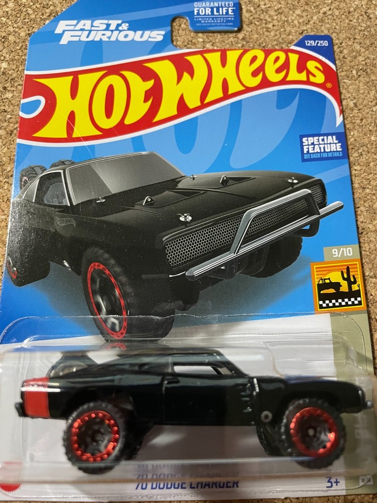 Hot Wheels  70 Dodge Charger Black MOMC