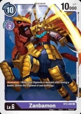 Zanbamon BT5-080 Uncommon Battle of Omni Digimon NM/M