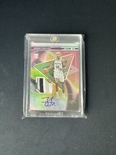 2022-23 Panini Recon Jeremy Sochan RC Rookie Jersey 3-Color Patch Auto /99 RPA