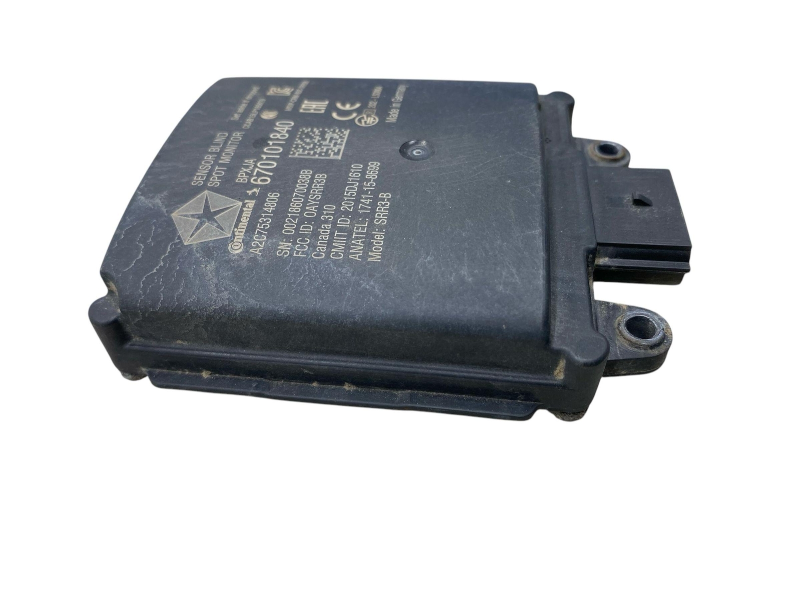 2017-2022 MASERATI LEVANTE LEFT OR RIGHT REAR BLIND SPOT RADAR SENSOR MODULE
