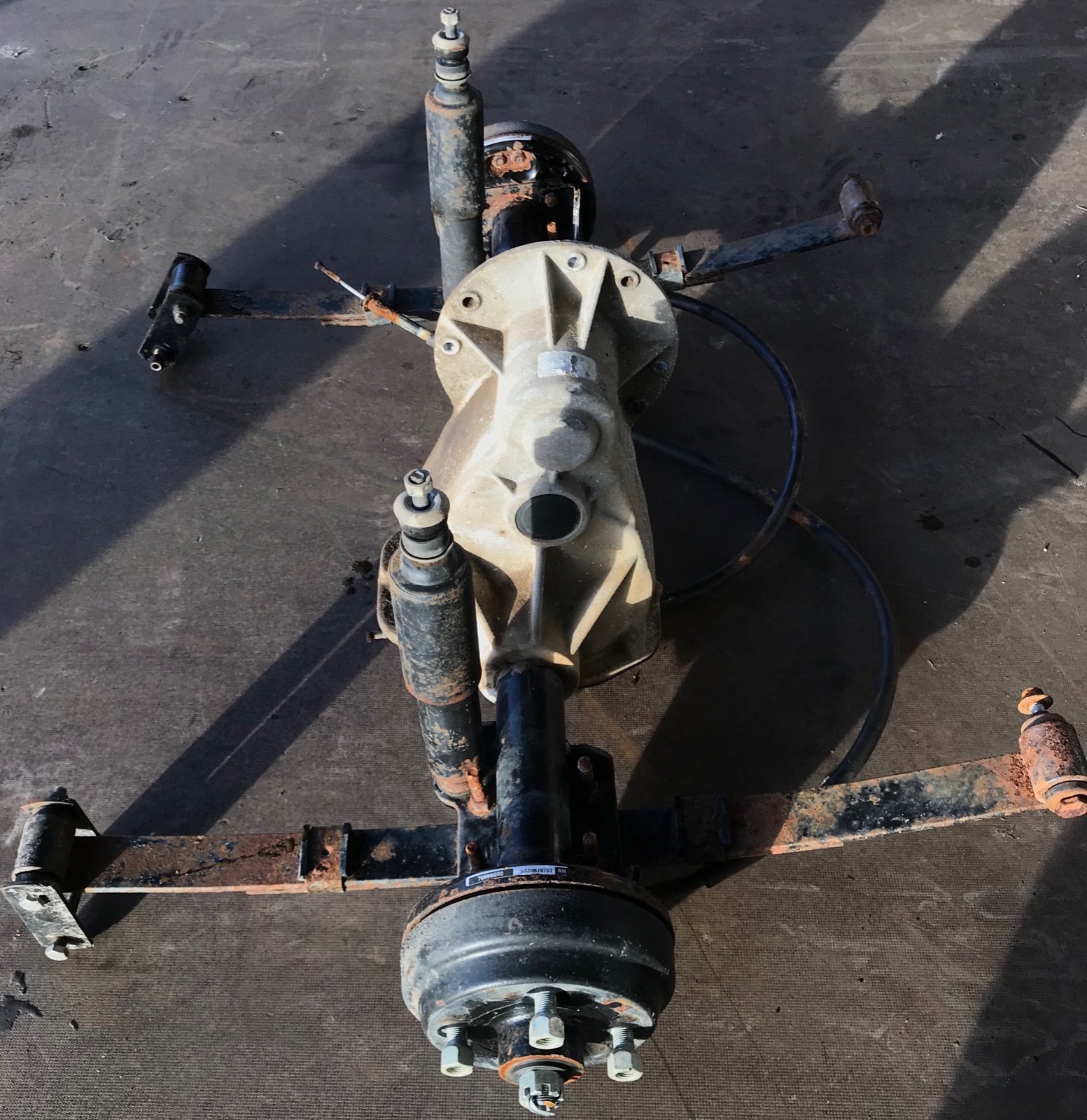 Ezgo Golf buggy rear axle EZGO electric Cart leaf springs hubs shocks