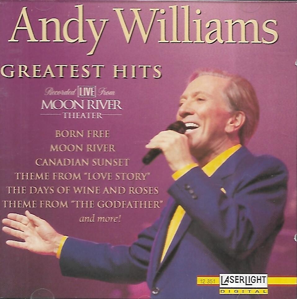 Andy Williams - Greatest Hits (Live Recording) (2007 CD Album)