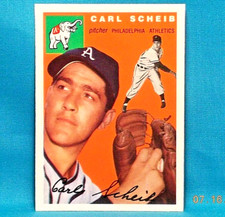 1994 TOPPS Baseball * 1954 Archives Card # 118 CARL SHEIB Philadelphia Athletics