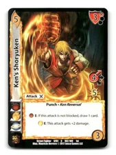 2017 CAPCOM Street Fighter Trading Card Game #102/189 C Ken's Shoryuken