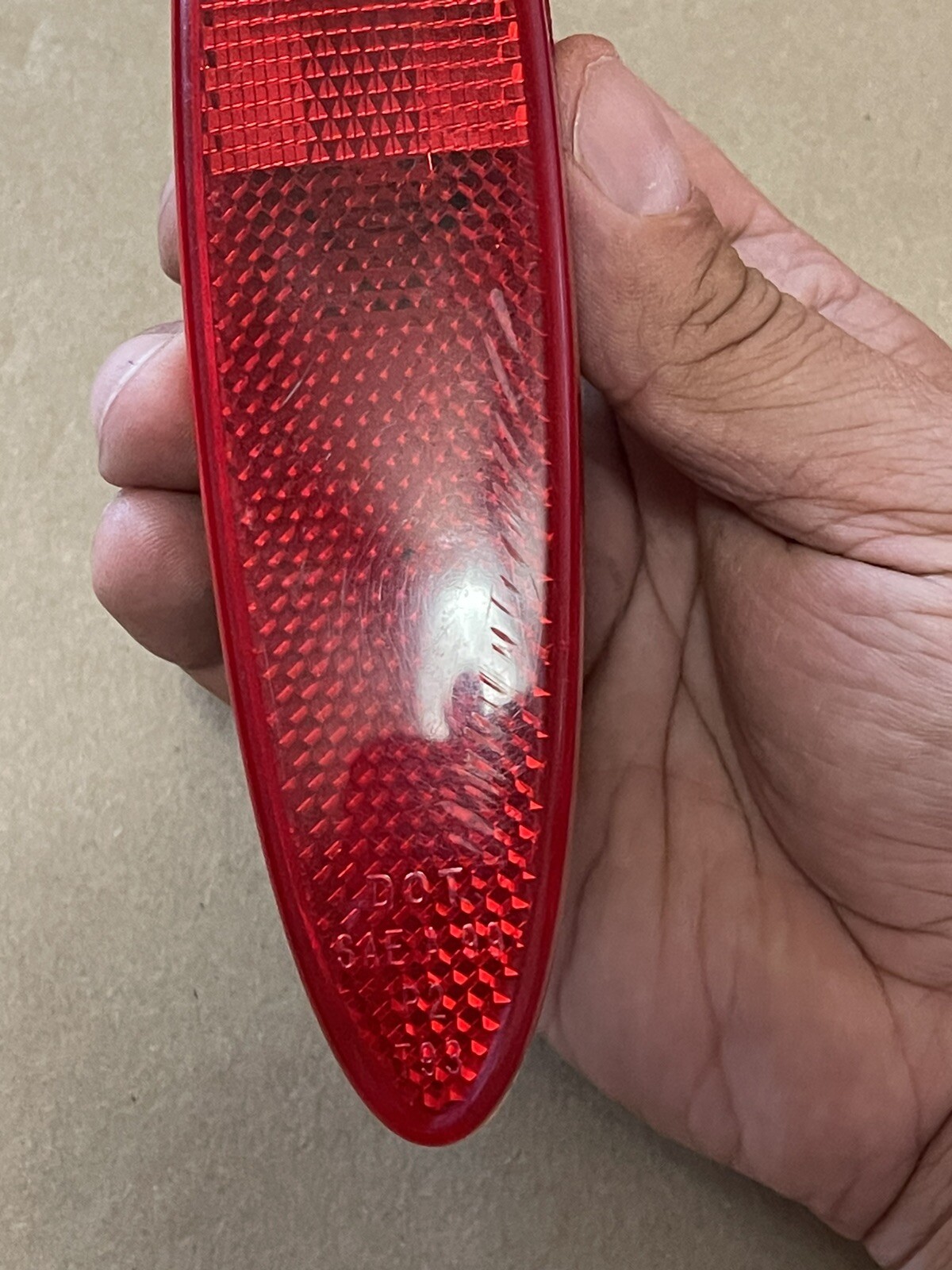 0210 LEXUS SC430 REAR BUMPER SIDE MARKER LIGHT REFLECTOR Genuine OEM