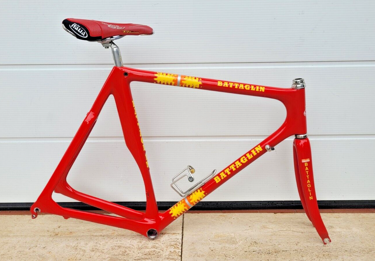 C4 for BATTAGLIN vintage italian carbon road frameset