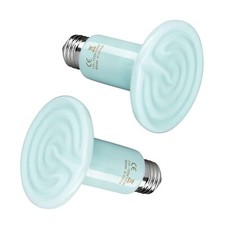 150W 2-Pack Heat Emitter Reptile Heat Bulb No Light for Reptile Amphibian Blue