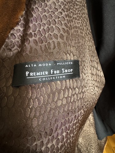 Luxurious Warm Amber-Brown Natural Sheared Mink Winter Coat Size L / XL - 第 8/8 張圖片