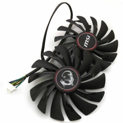 Graphics Card Cooler Fan For MSI RX 580 570 480 470 Gaming X 8G 95MM