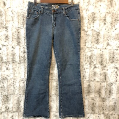 Signature by Levi Co Strauss Low Rise Boot Cut Stretch Jeans Women's Size 12 Med