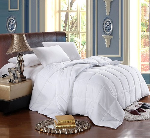 Royal Hotel White Down Alternative Twin Comforter with Corner Tabs - Hypoalle... - Picture 4 of 8