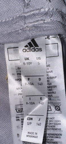 Girls Adidas Gray Long Sleeve Hooded Tee & Purple Tiro Pants Sz/ Small (7-8) - Picture 7 of 9