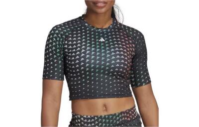 Adidas T-Shirt donna Essentials brand love pacer (Black/Multi