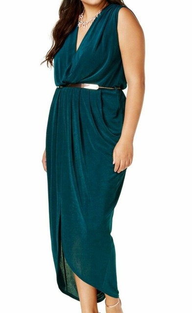 city chic teal dress