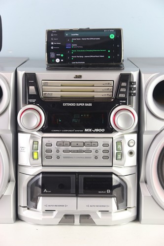 JVC MX-J900 Compact Stereo System, Rolling Panel, 400 Watts - Picture 15 of 20