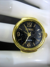 BOZHI LADIES GOLD TONE STRETCH WATCH RING