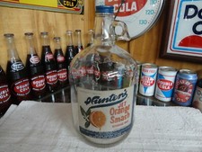HUNTER'S JET ORANGE SMASH  SODA FOUNTAIN SYRUP JUG PAPER LABEL