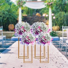 4 Flower Display Frame Rack Metal Wedding Arch Backdrop Stand Party Venue Decor