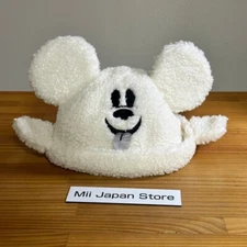Tokyo Disney Resort Halloween 2023 Ghost Ears HeadBand Fluffy Cap Mickey Mouse