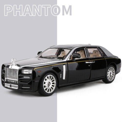 1:22 Rolls Royce Phantom Alloy Car Model Diecast & Toy Vehicles Metal Gift Kids - Picture 28 of 28