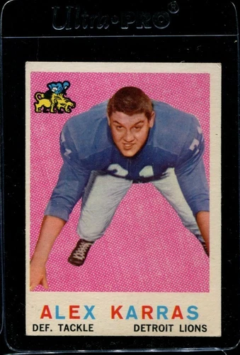 1959 Topps Football #103 Alex Karras Iowa EX NICE!