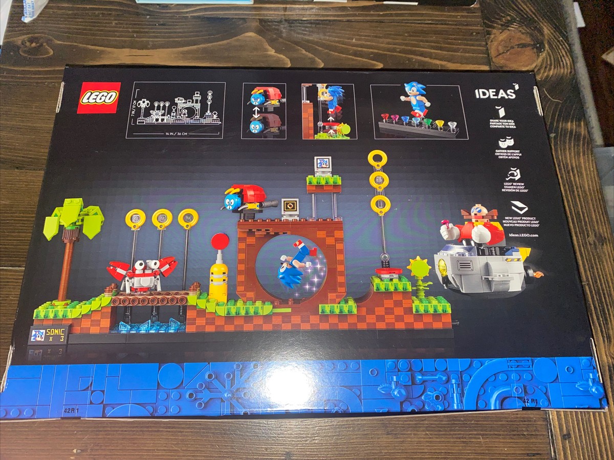 LEGO Ideas #039 SONIC THE HEDGEHOG Green Hill Zone (21331) New in 