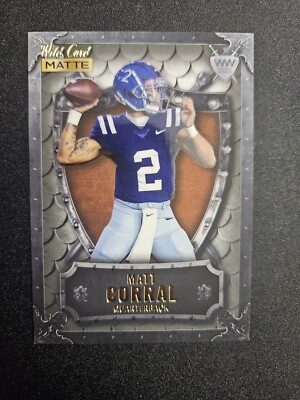MATT CORRAL 2022 WILD CARD MATTE WEEKEND WARRIOR ROOKIE CARD #WW-39 