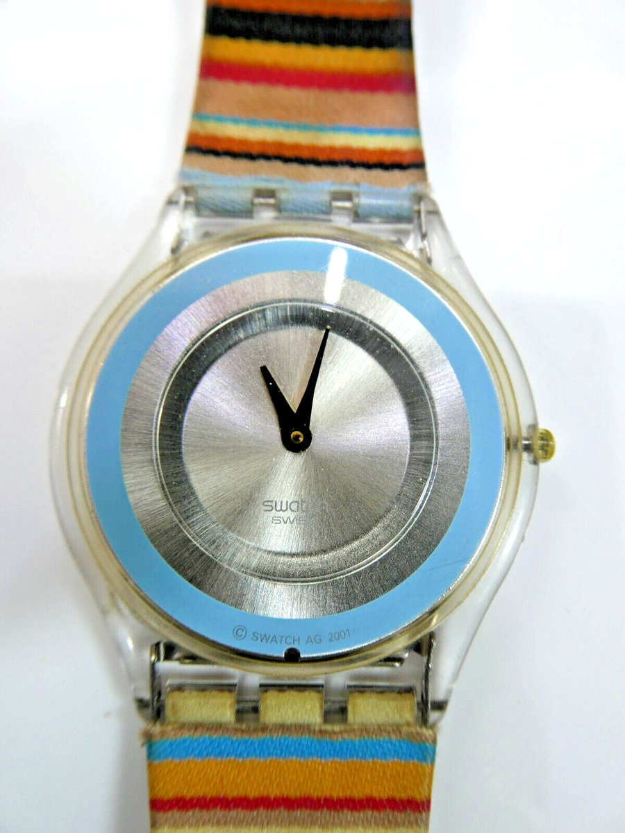 A Lovely 2002 Swatch Skin Watch SFK140 MILLE LINIE, New  display picture 3
