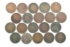 Lot 20 1800's 1890-1899 Indian Head Penny Cents US Coin Collection 2/5 Roll *374
